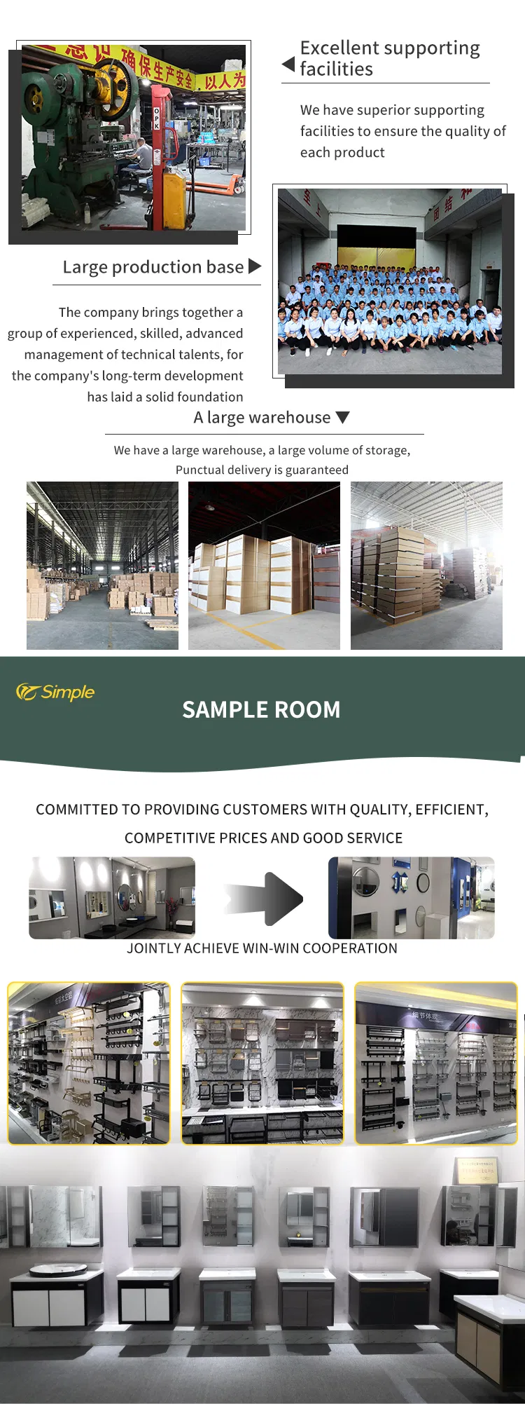 Factory Customized Stainless Steel Black Bathroom Rain Shower Wall Mounted Shower Square Shower Head