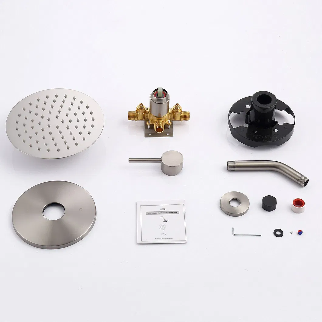 Bath and Shower Valve Trim with Lever Handle, Slip-Fit Spout and 2.2 Gpm Showerhead