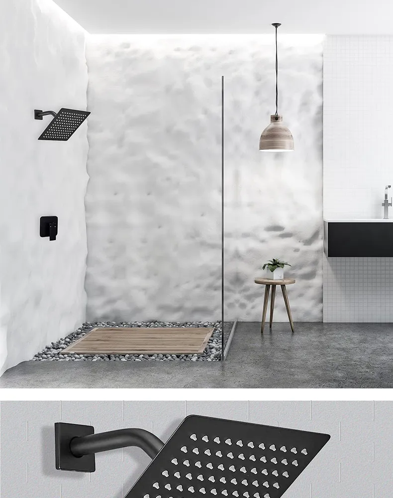 Stainless Steel Shower Cheap Price Shower Combo Bathroom Set Small Top Waterfall Saving Mirror Shower Head