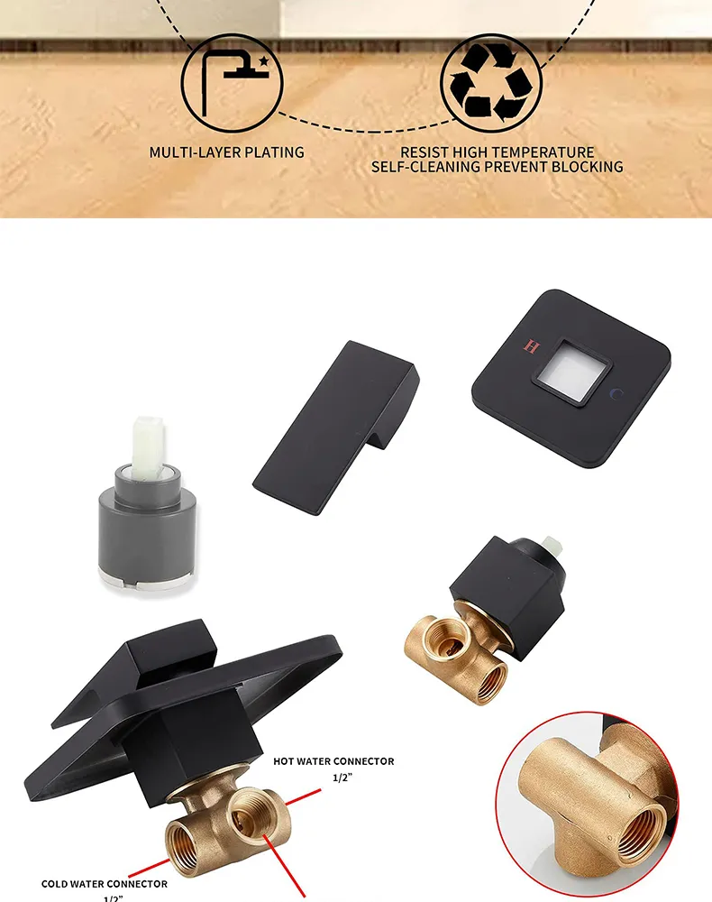 Stainless Steel Shower Cheap Price Shower Combo Bathroom Set Small Top Waterfall Saving Mirror Shower Head