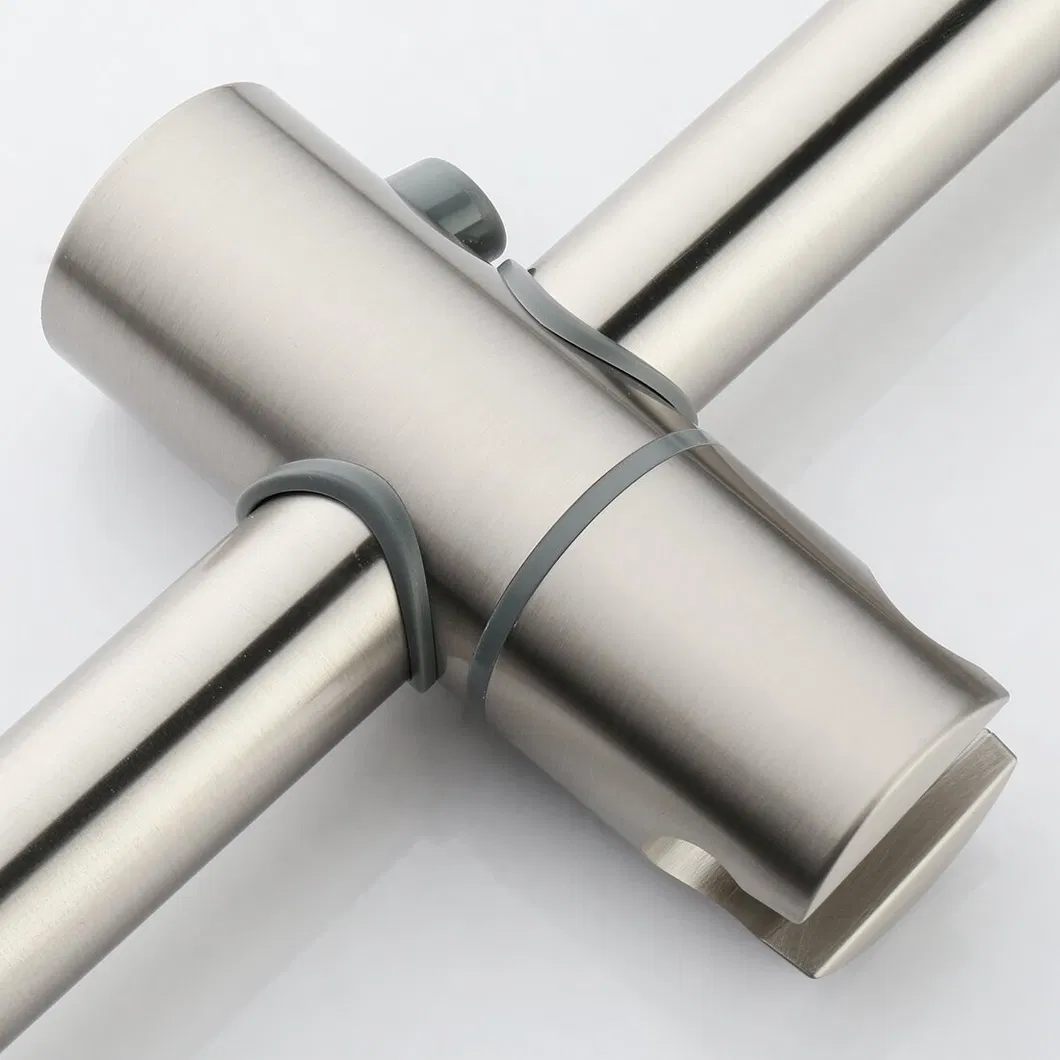 Rain Shower Head with Handheld -Dual Shower Combo, Stainless Steel 8 Inch Shower Head with Plastic Drill-Free Adjustable Slide Bar and Hose