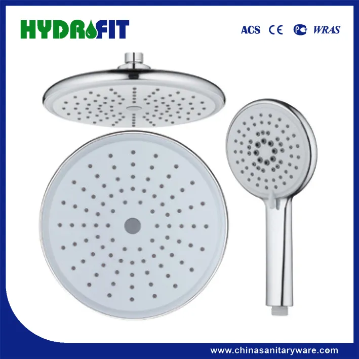 Manufacture ABS Shower Set Shower Head and Multi- Function Hand Shower Rainfall Top Sprayer