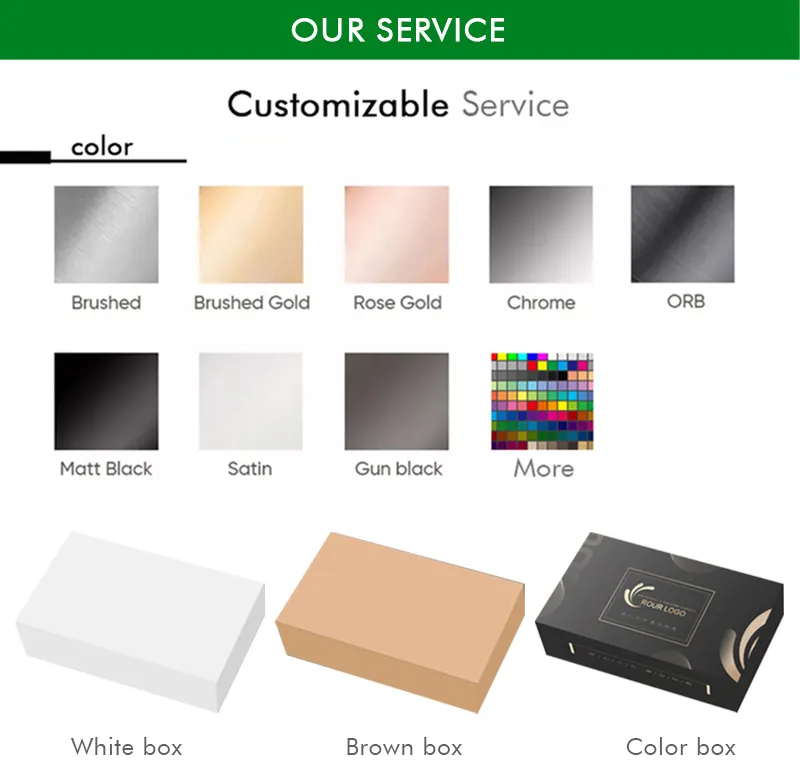 Contemporary Shower Panel Tower System Stainless Steel 6-Function Faucet LED Rainfall Waterfall Shower Head + Handheld Sprayer + Rain Massage Body Jets