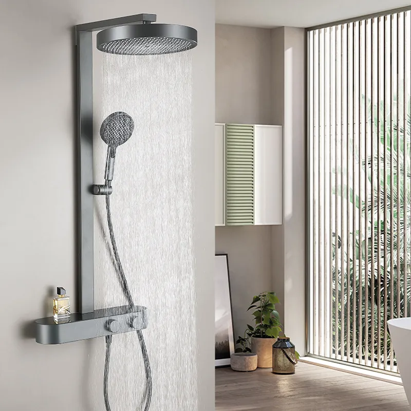 Luxury Overhead Rain Shower and Handheld Combo for Bathroom Upgrade