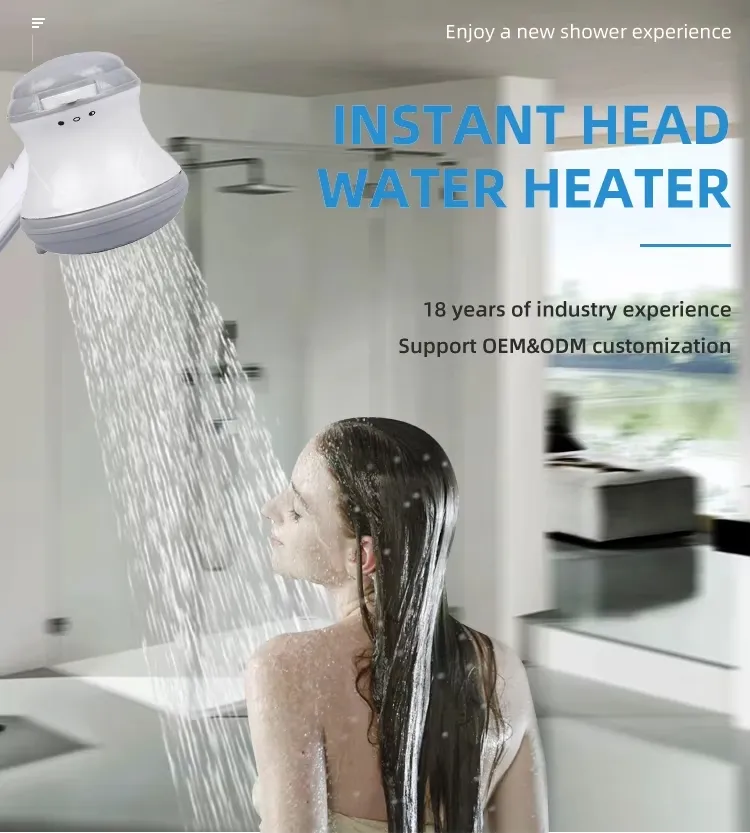 New Design Instant Water Heater Electric Shower Head for Shower