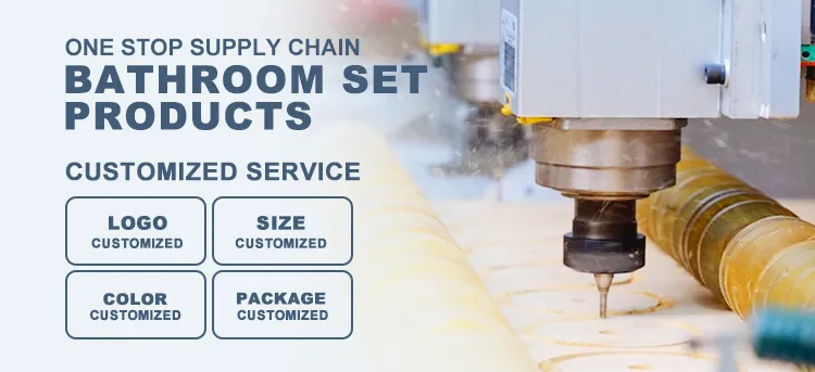 Bathroom Decor Luxury Gold Washroom Vanity Bath Accessories Items Resin Bathroom Set