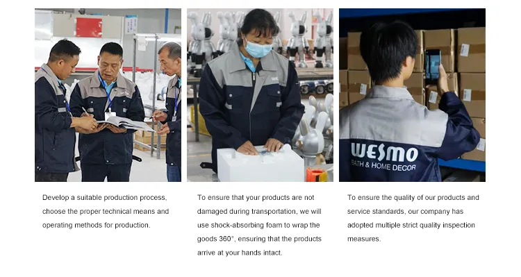 Bathroom Decor Luxury Gold Washroom Vanity Bath Accessories Items Resin Bathroom Set