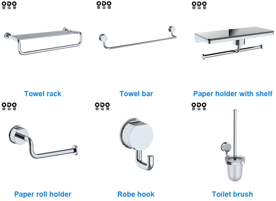 China Cheap Complete Bathroom Accessories Stainless Steel Bath Hardware Sets Brushed Nickel