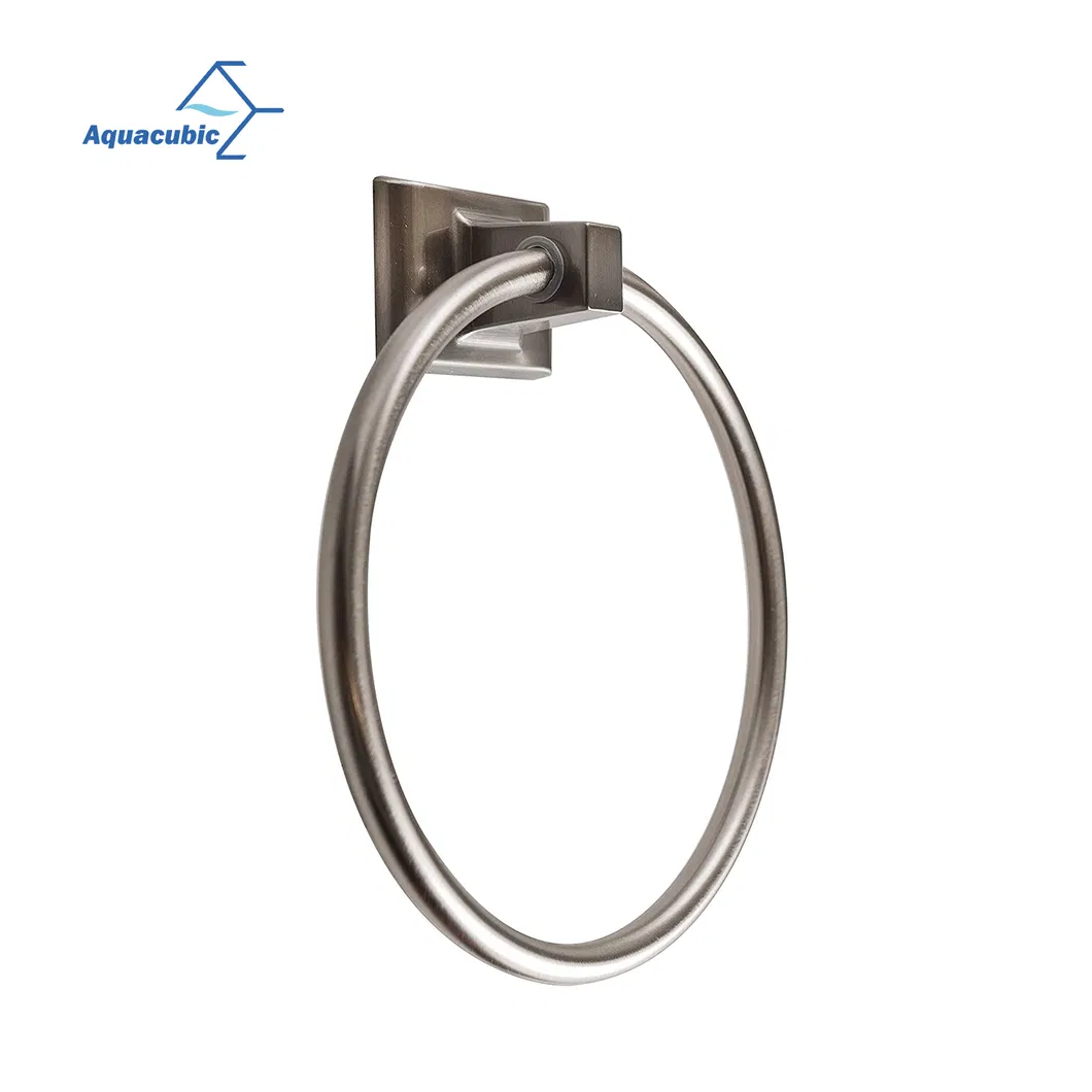 Factory 4-Piece Bath Hardware Satin Nickel Towel Bar Bathroom Accessory Set