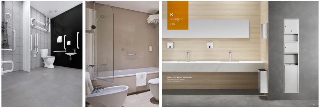 Tissue Holder Paper Holder Shower Bath Toilet Stainless Steel Luxury Sanitary Ware Accessories for Bathroom Accessories Set