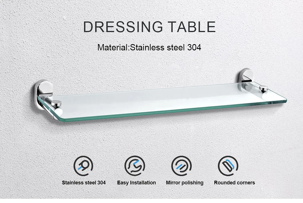 Modern Hotel Wall Mounted Toilet Bath Set Stainless Steel Bathroom Accessories Towel Rack/Paper Holder/Toilet Brush Holder/Coat Hook