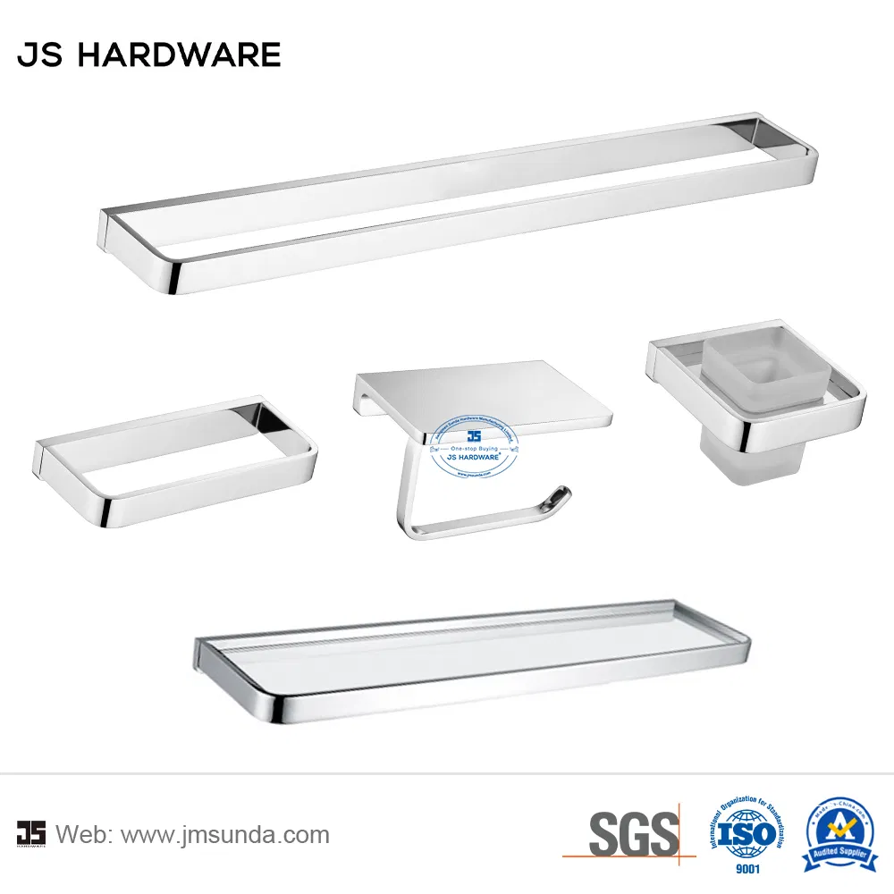 Manufacturer Chrome Towel Rack Bath Hardware Sets Brass Bathroom Fitting Accessory