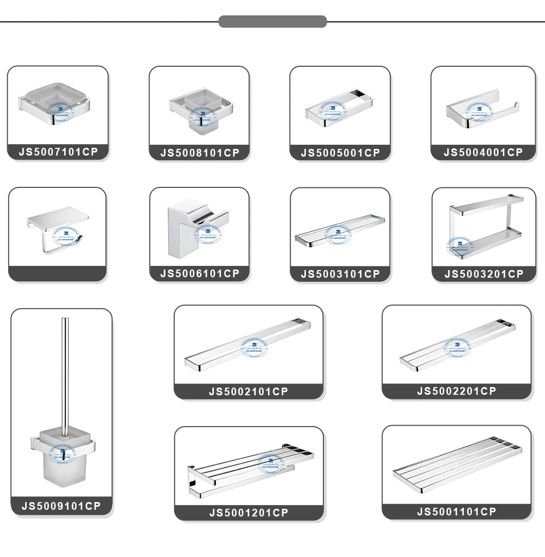 Manufacturer Chrome Towel Rack Bath Hardware Sets Brass Bathroom Fitting Accessory
