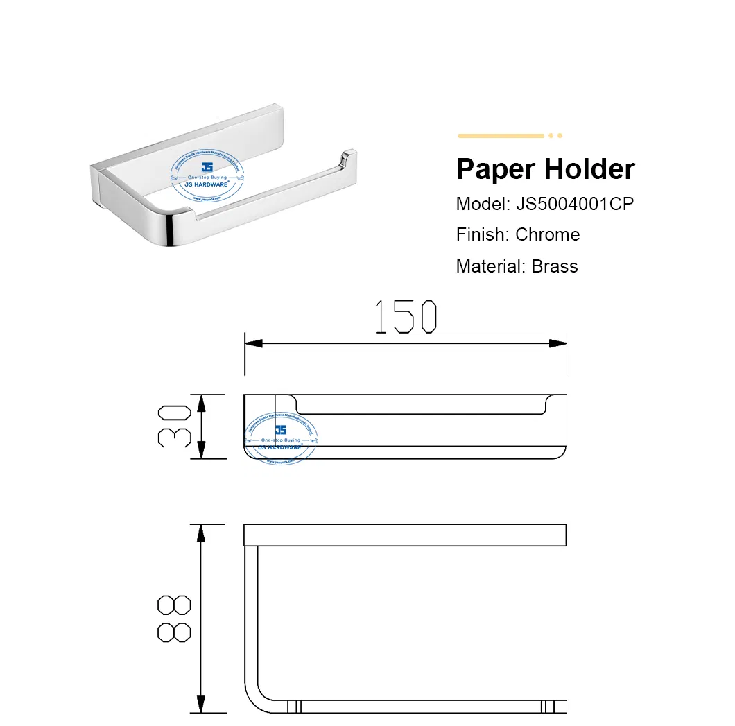 Manufacturer Chrome Towel Rack Bath Hardware Sets Brass Bathroom Fitting Accessory