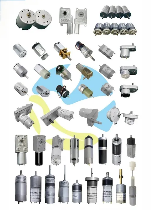 DC 3V 5V 6V 12V 24V Small Mini Electric Motor Brush Micro DC Gear Motor