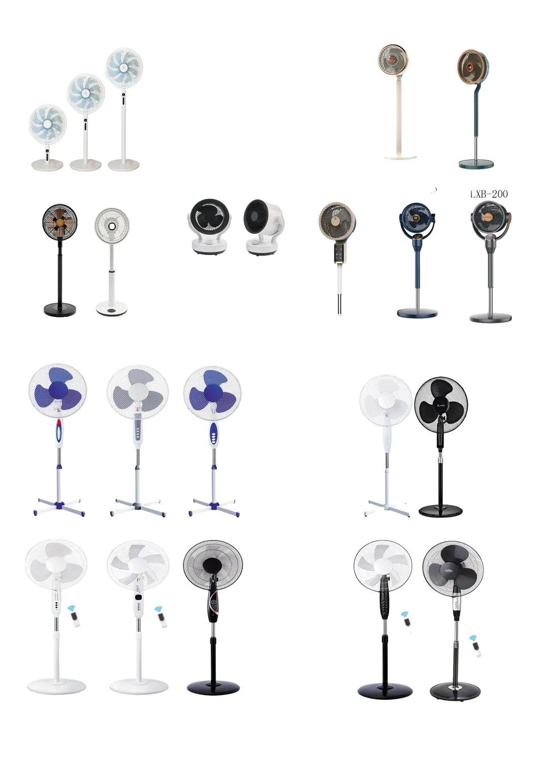 High Quality Factory Household Pedestal Stand Fan Spare Parts Plastic Fan Blade for Fan