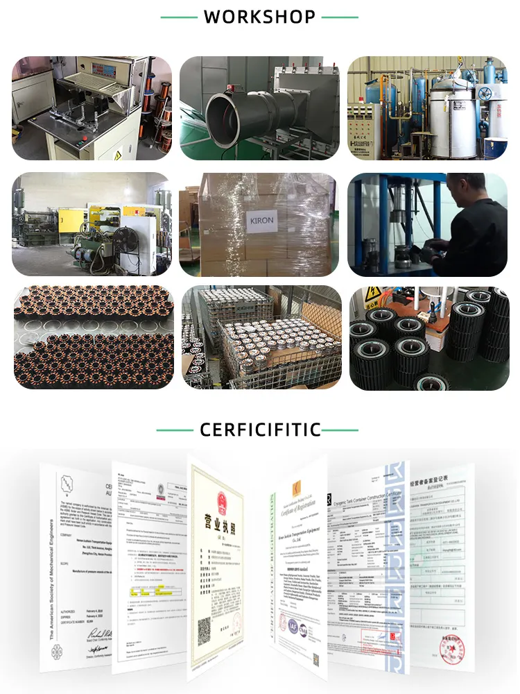 Kiron154~300mm Shaded Pole Motor Aluminum Fan Blade for Refrigerator