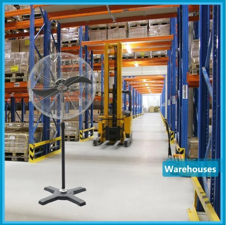 Basic Customization 20&quot; Industrial Stand Fan 3 Blades with CB / CE Certificate