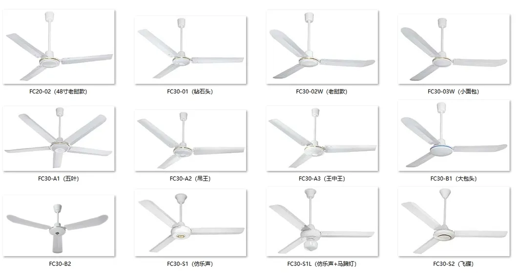 LED Ceiling Fan 5 Blades OEM Color with Remote