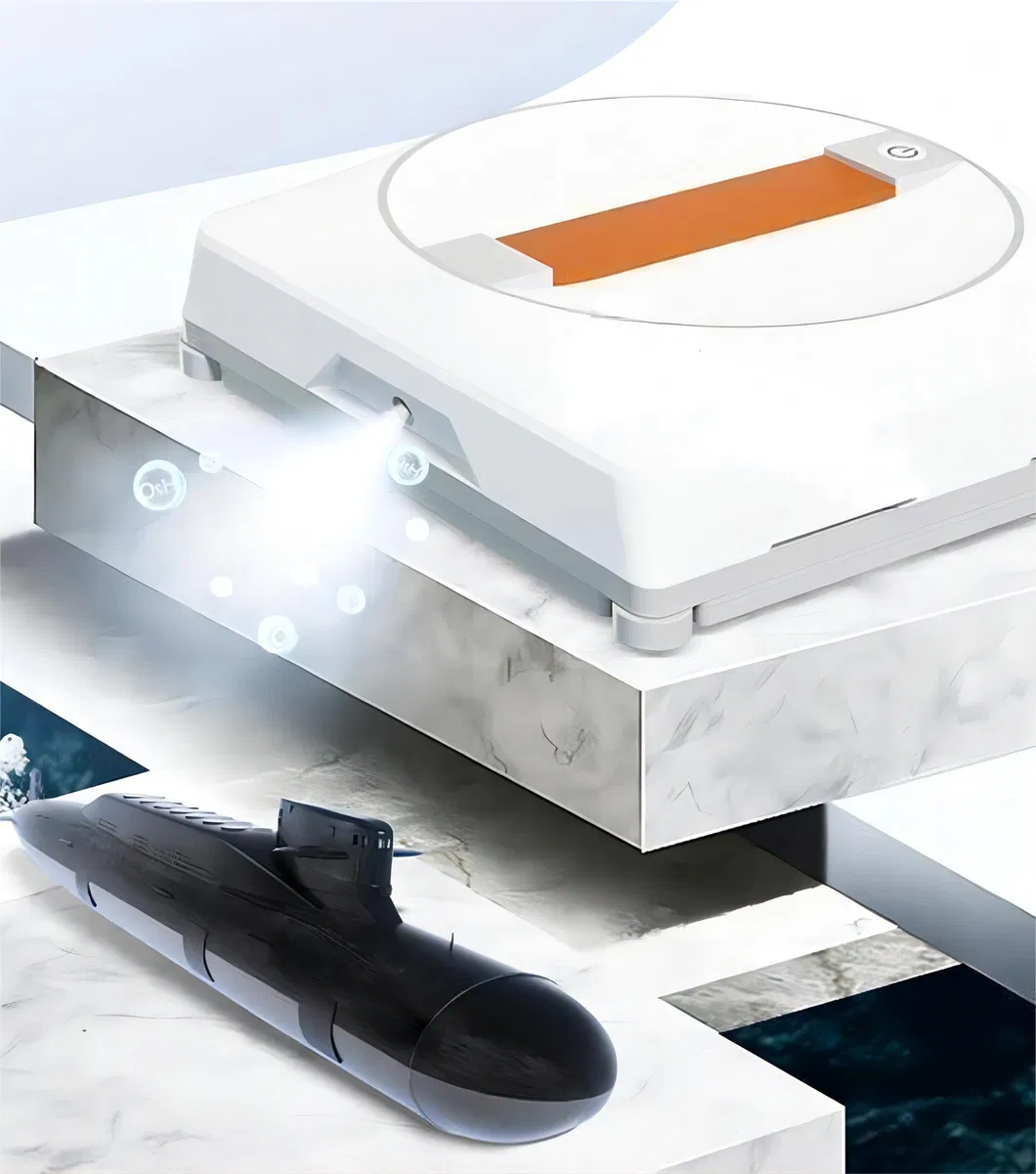 Dual Water Spray Function Tuya Smart Control Electric Remote Control Window Glass Cleaner Robot