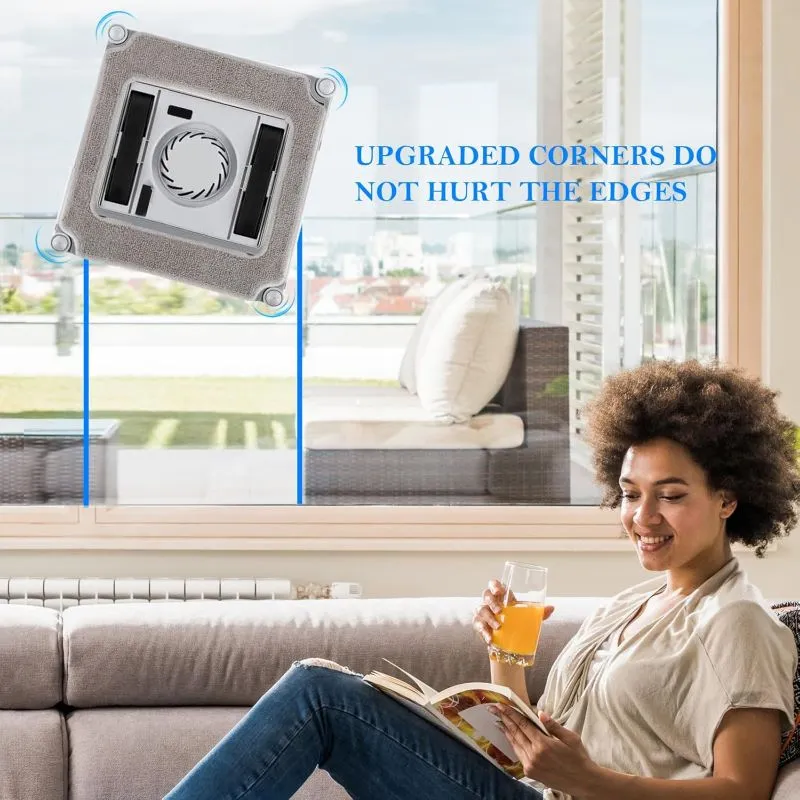 Window Cleaner with Smart Sensors - Ai-Enhanced Automated Washer Robot