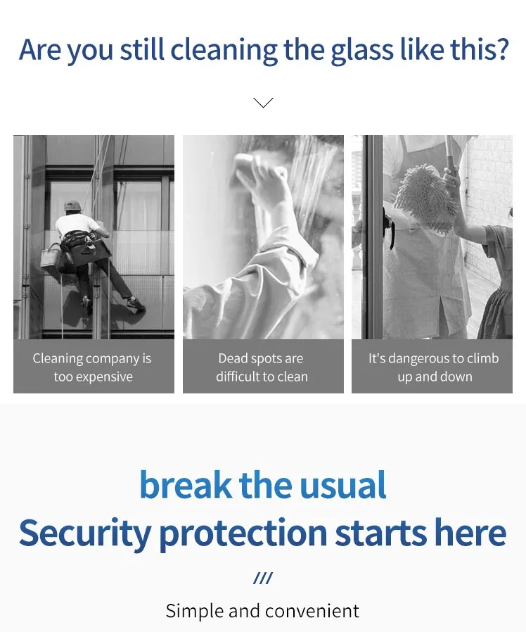 Smart Window Cleaning Robot with Remote Control and APP