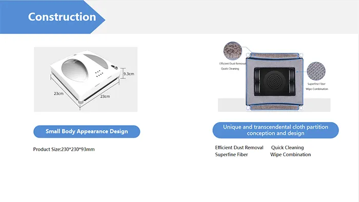 Smart Window Cleaning Robot with APP Control for Glass Surfaces