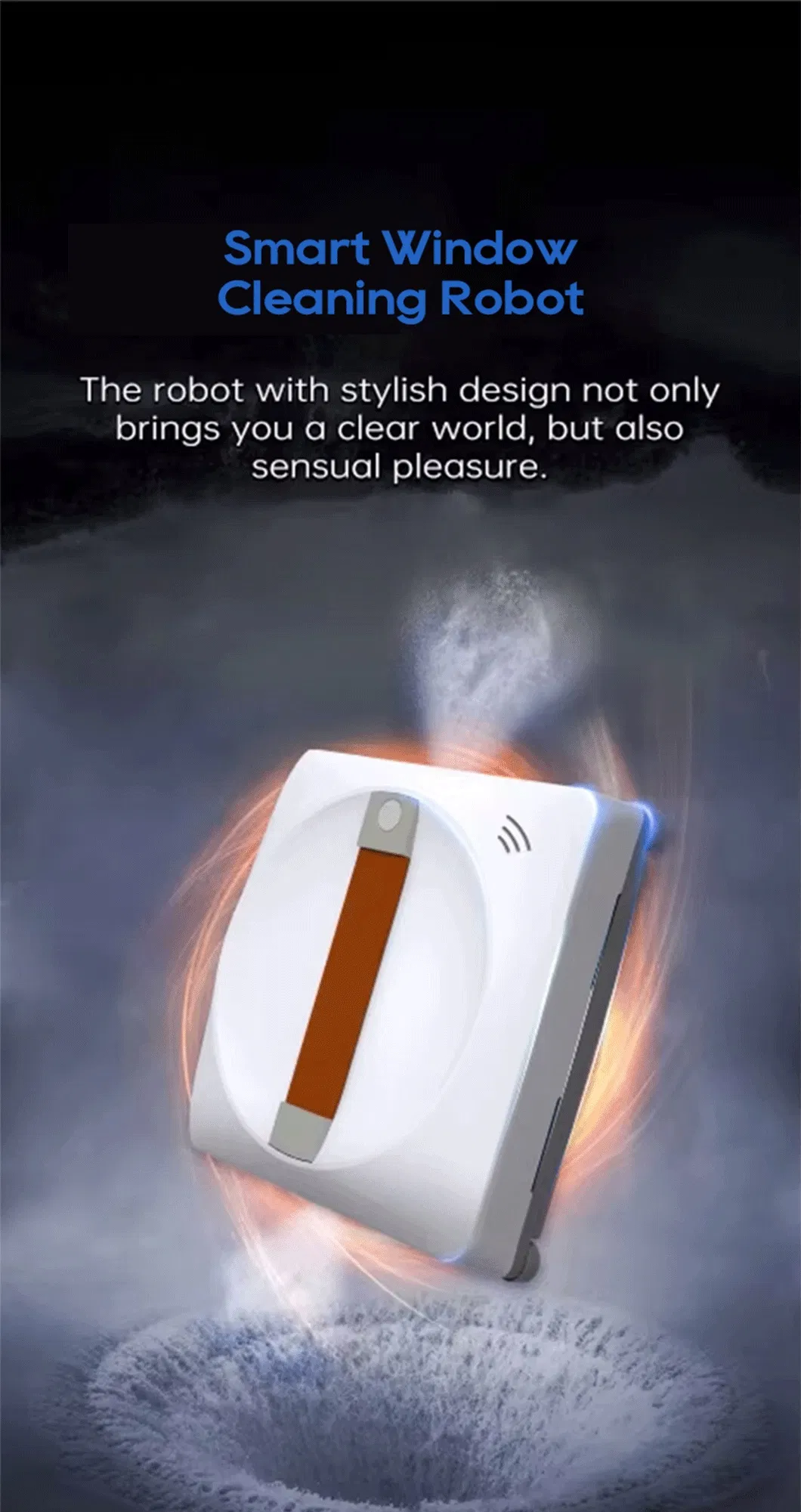 Professional Powerful Dual Spray Window Cleaning Robot Electric Cleaner with APP Control