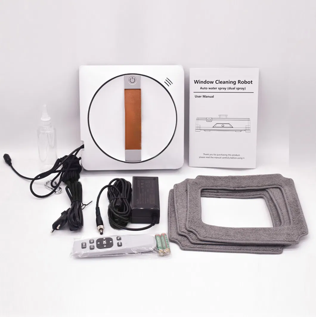 Smart Wet &amp; Dry Cleaning Electric Glass Dual Water Tanks Window Cleaner Robot