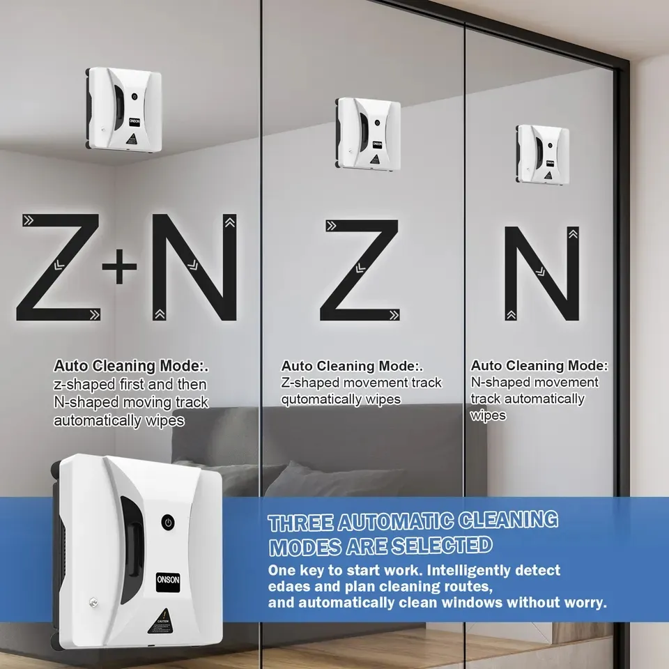 Smart Automatic Washer Spray Window Glass Window Cleaner Robot