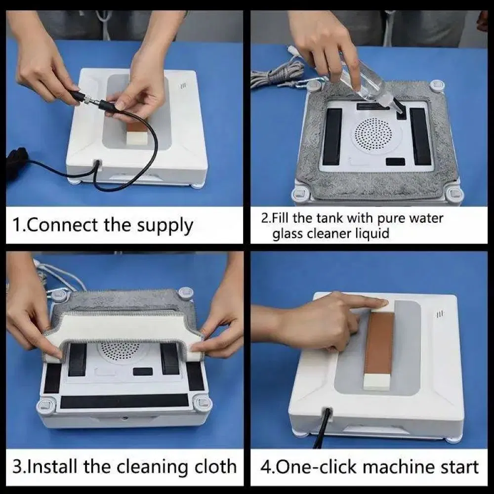 Robot Window Cleaner - Ai-Powered Hands-Free Cleaning for Home &amp; Office