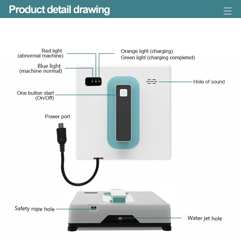 Newest Automatic Smart Window Cleaner Cleaning Robot for Cleaning Windows Robot Vacuum Cleaner
