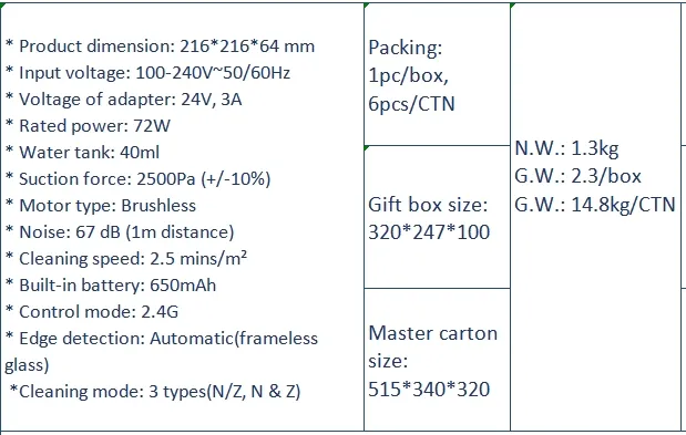 High Precision Glass Cleaner – Accurate Automated Window Wiping Robot