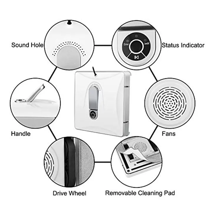 Vacuum Cleaner Robot with Remote Control High Suction Anti-Falling APP Control