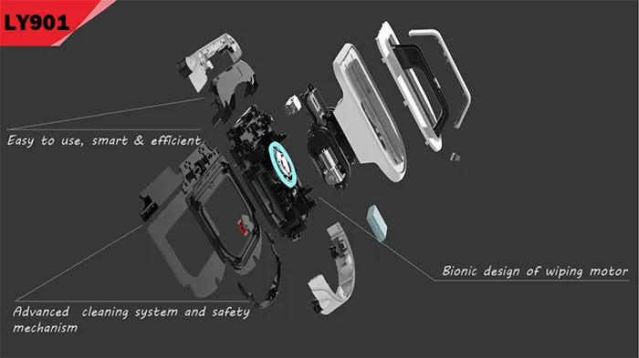 Smart Window Cleaning Robot with Remote Control Technology