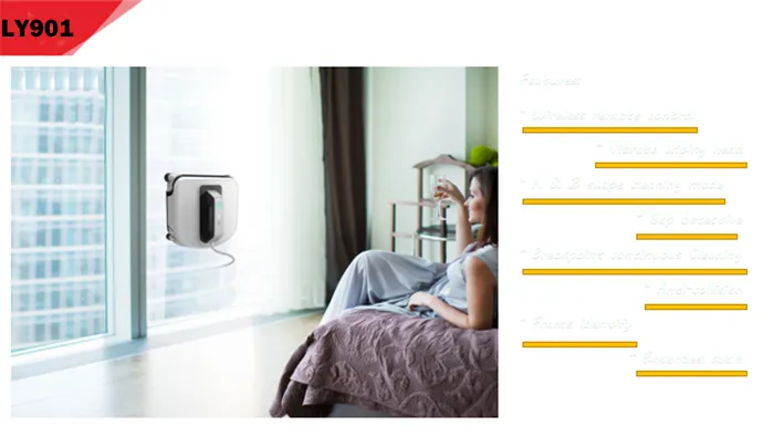 Smart Window Cleaning Robot with Remote Control Technology