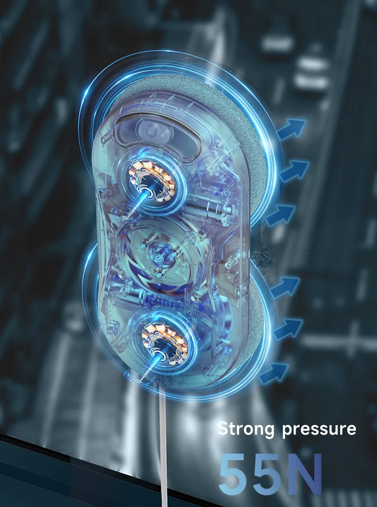 Wholesale Easy-to-Operate Electric Window Cleaners Safety Rope Glass Cleaning Machine Household Robotic Window Washer Robot