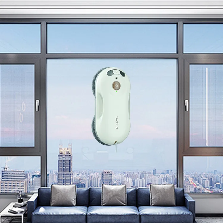 Wholesale Easy-to-Operate Electric Window Cleaners Safety Rope Glass Cleaning Machine Household Robotic Window Washer Robot