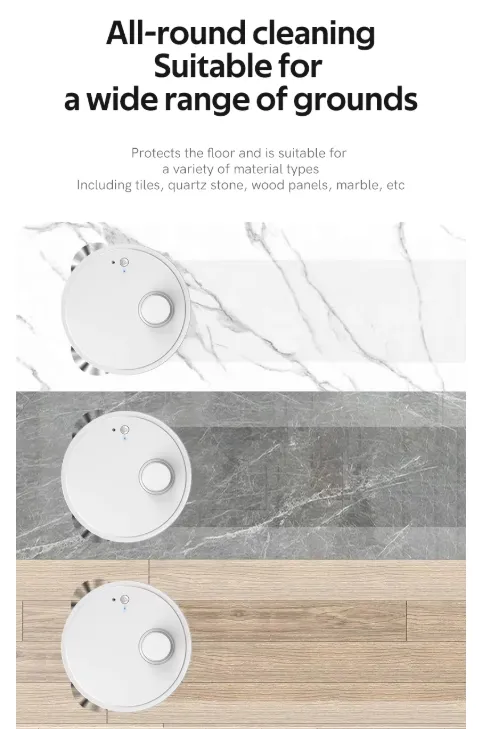 Effective Ultra Thin Robot Vacuum Cleaner Powerful Suction Mopping Automatic Sweeping for Hassle Free Maintenance