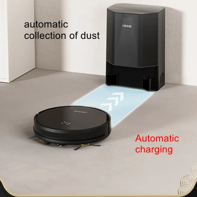 Popular 4000PA Wet and Dry Robotic Vacuum Cleaner with Planned Cleaning