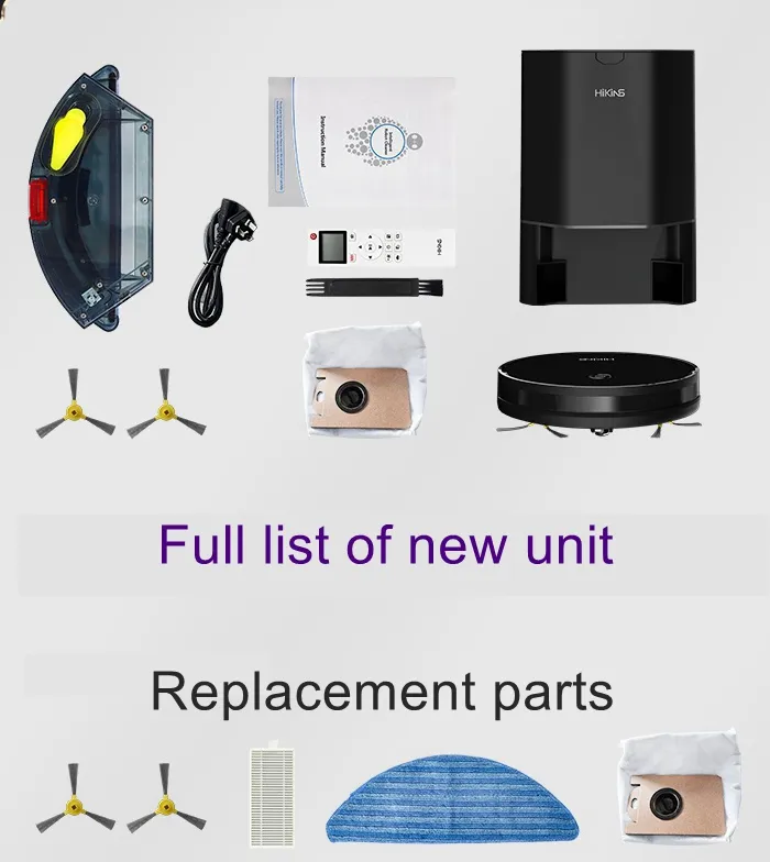 Popular 4000PA Wet and Dry Robotic Vacuum Cleaner with Planned Cleaning