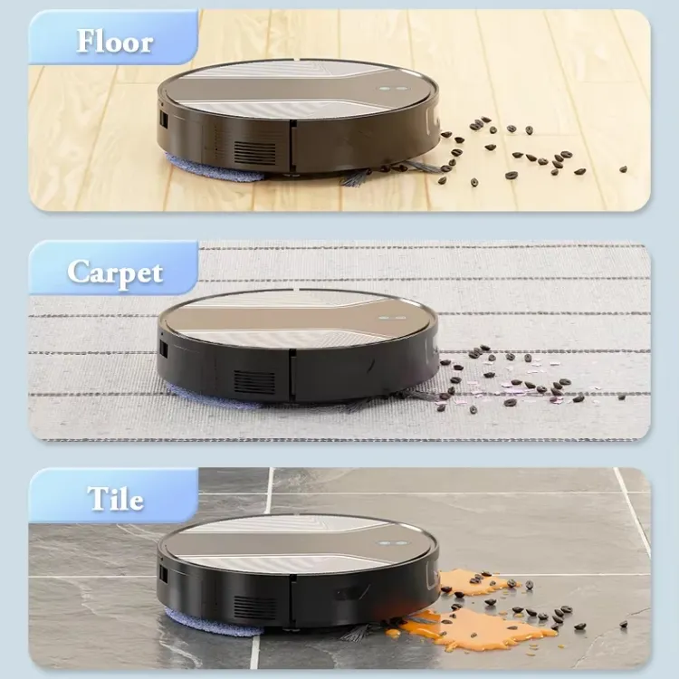 Strong Suction and Three Modes for Efficient Cleaning - V6 Vacuum Cleaner Robot