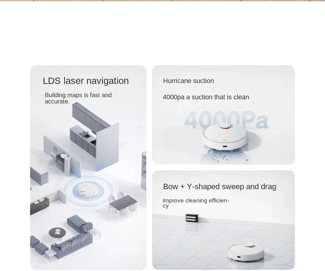 Ob8s APP Wireless Remote Control Robot Low Noise Wet and Dry Home Floor Sweeper Robot Vacuum Cleaner