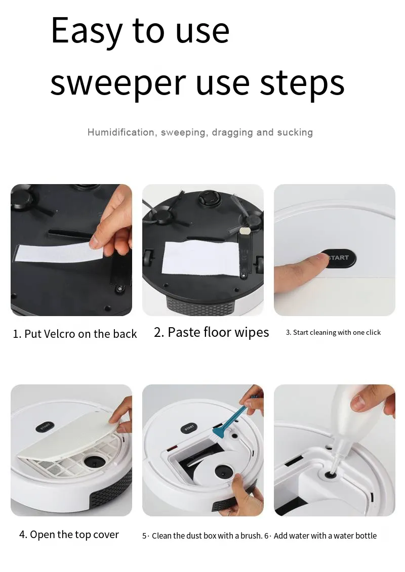 Ob8s APP Wireless Remote Control Robot Low Noise Wet and Dry Home Floor Sweeper Robot Vacuum Cleaner