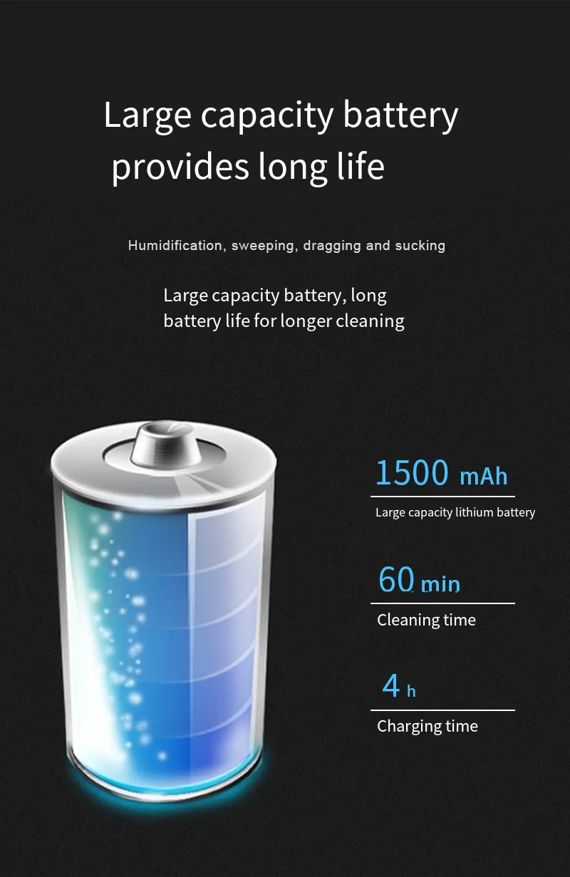 Ob8s APP Wireless Remote Control Robot Low Noise Wet and Dry Home Floor Sweeper Robot Vacuum Cleaner