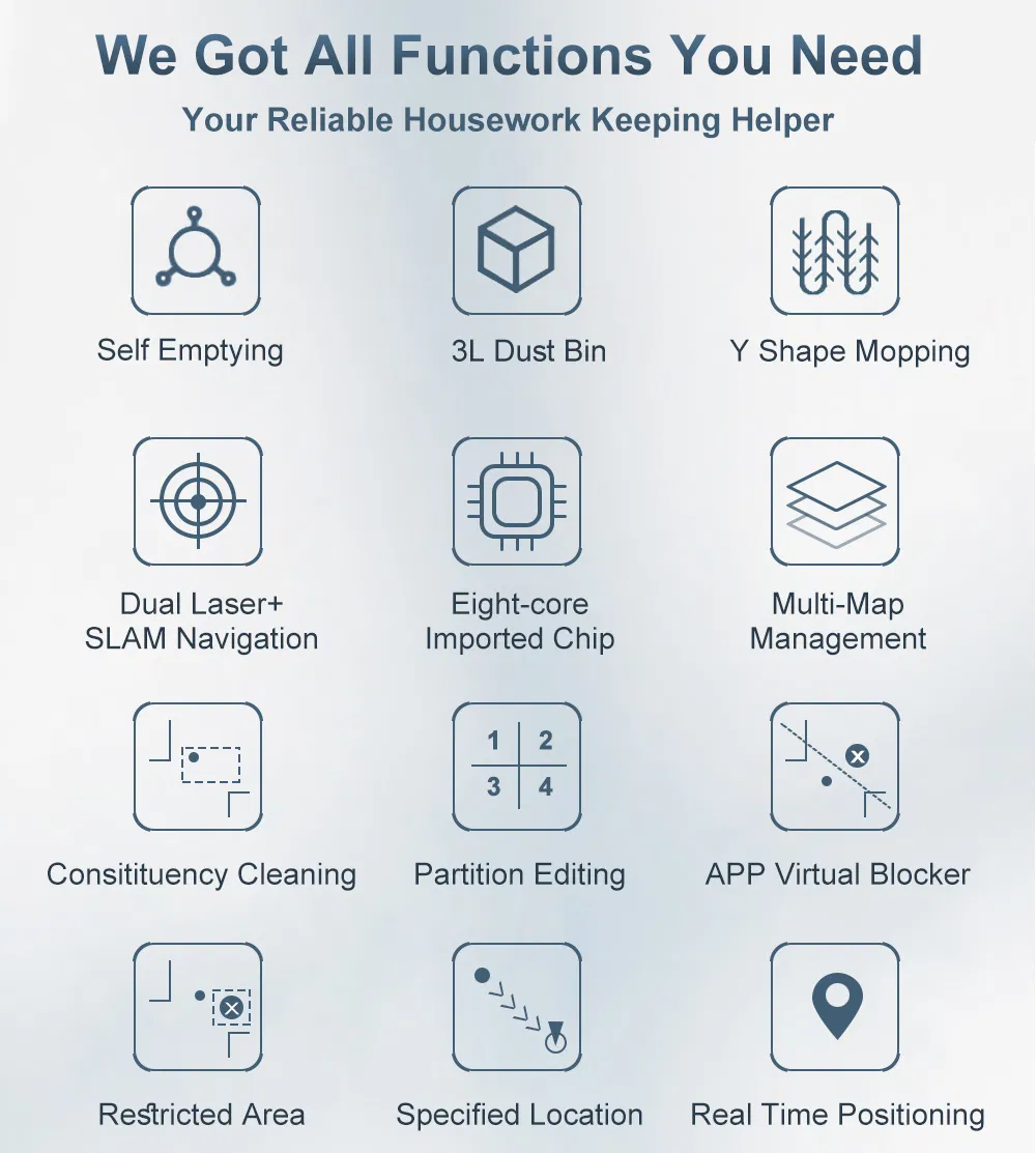 Ob8s APP Wireless Remote Control Robot Low Noise Wet and Dry Home Floor Sweeper Robot Vacuum Cleaner