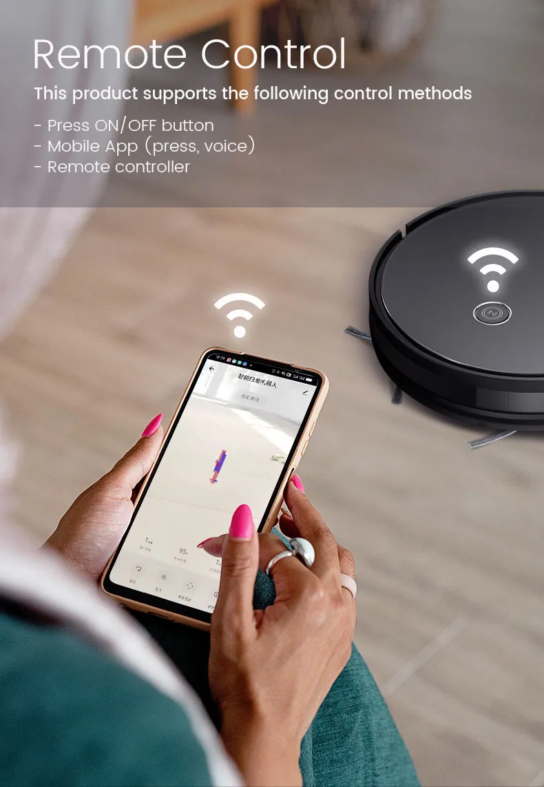 4400mAh 4000PA Smart Robot Vacuum Cleaner Manufacturer with OEM Service M8 Max