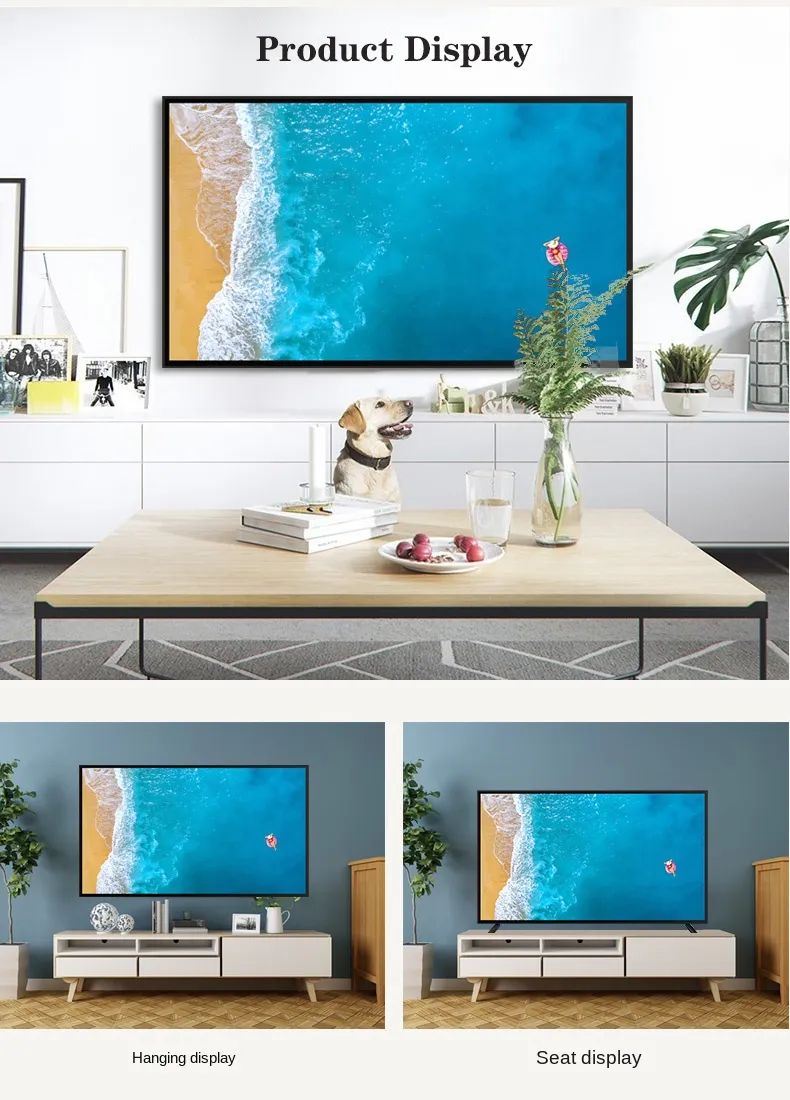TV Manufacturer OEM Android Smart TV Television Custom 32 43 50 55 65 Inch 2K Full HD 4K Ultra HD Flat Screen OLED TV