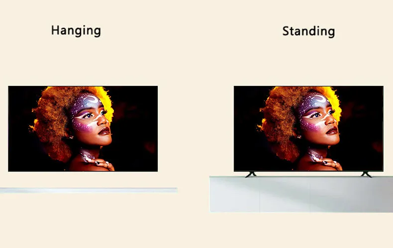 Television 4K Smart TV 58 Inch LCD TV Display Panel Ultra HD LED TV