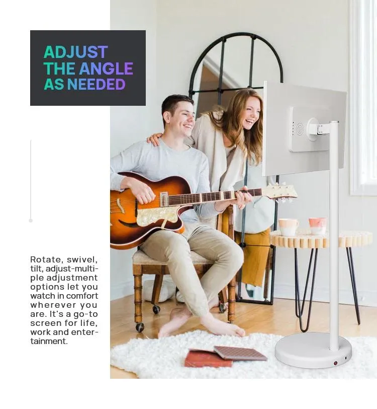 Most Popular 21.5 Inch Display LCD Touch Screen Indoor Android 12 Advertising Digital Signage Standby Floor Standing Smart TV